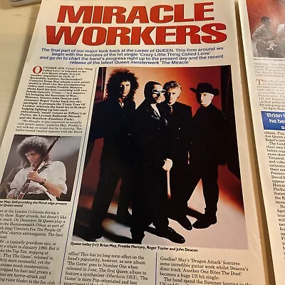 Queen Miracle Workers / Richard Marx Angelia  Original Advert/ Poster/clipping • $6.22