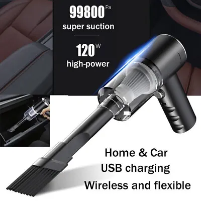 $12.98 • Buy 120W Cordless Handheld Vacuum Cleaner Portable Small Mini Car Auto Home Wireless