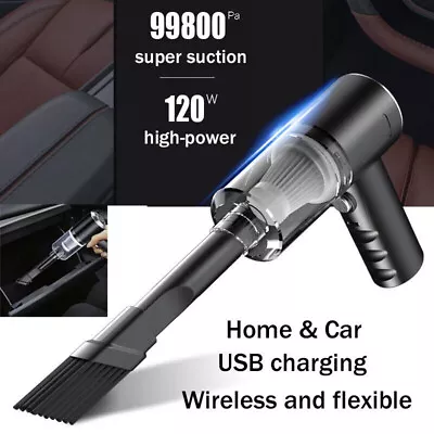 $12.98 • Buy 120W Cordless Handheld Vacuum Cleaner Portable Small Mini Car Auto Home Wireless