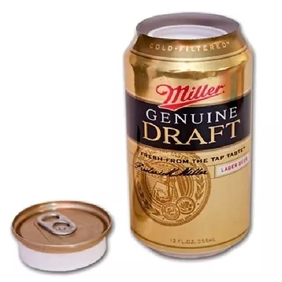 Miller Genuine Draft Secret Trick Beer Can Safe Hide Valuables Diversion MGD • $12.71