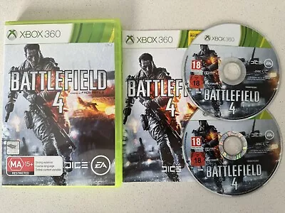 Battlefield 4 - Xbox 360 - Complete With Manual And BOTH Discs - Free Postage! • $9.95