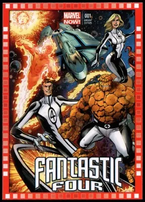 2013 UD Marvel Now!  CUTTING EDGE VARIANT COVER  Card #106-MB..FANTASTIC FOUR #1 • $4