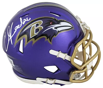 Ravens Ed Reed Authentic Signed Flash Speed Mini Helmet Autographed BAS Witness • $229.99