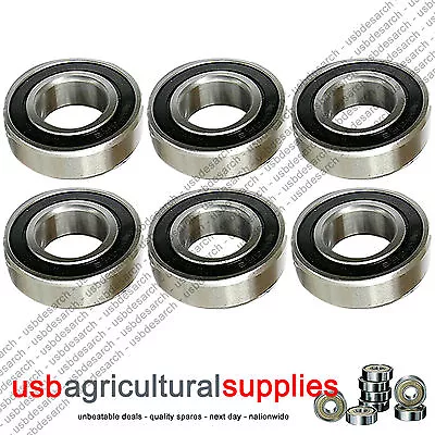 6 X NEW CUTTER DECK BEARINGS WESTWOOD TRIPLE BLADE MOWERS 1180 - FREE NEXT DAY • £19.98