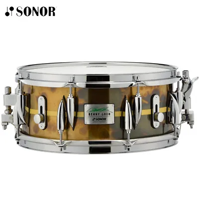 Sonor Signature Series Benny Greb 13  X 5.75  Vintage Brass SSD-130575-BGSDB2  • $1199