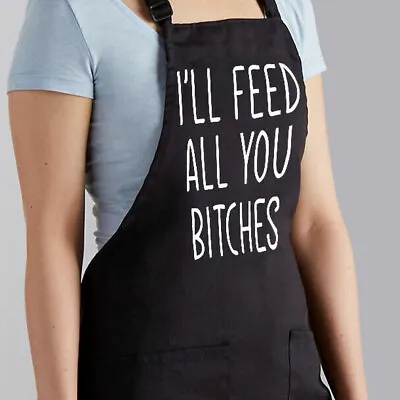 I'll Feed All You Cooking Baking Grilling Gift For Chef Baker Cook Mom Apron • $18