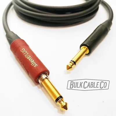 15 FT - Mogami 2524 SILENT Guitar Cable - Neutrik Straight Gold Ends -  NO POP  • $54