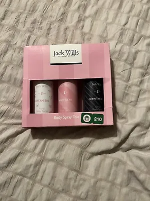 Jack Wills Perfume Gift Set Boots Pink Girls Women New But Box Ripped Slightly • £10