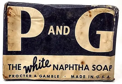 P And G White Naphtha Soap Bar Vintage Procter And Gamble • $4.95