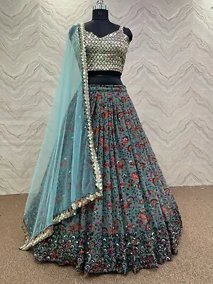 Ready Made Lehnga Choli Lehenga Indian Women Wedding Bridal Party Wear Pakistani • $36