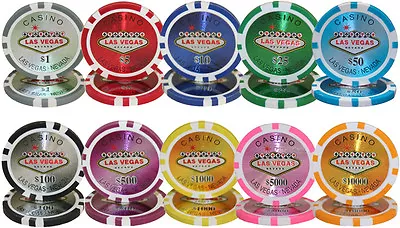 New Bulk Lot Of 400 Las Vegas Poker Chips - Pick Denominations! • $70.99