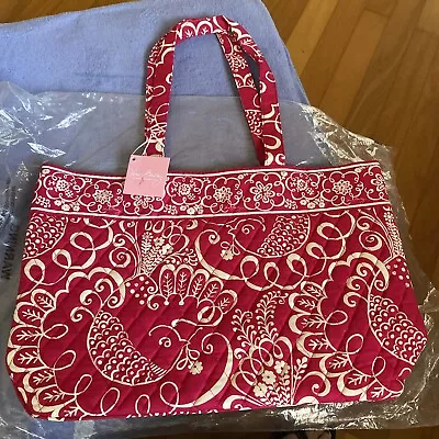 VERA BRADLEY East West Tote - Twirly Birds Pink - Brand New • $49.99