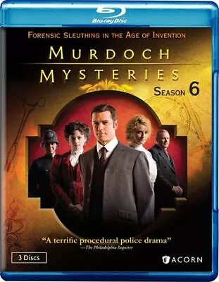 MURDOCH MYSTERIES Season 6 BLURAY Series Six Complete - RARE - BRAND NEW SEALED • $38.58