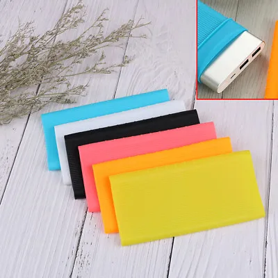 Protective Silicone Case Skin Cover Sleeve For Xiao-mi Power Bank 2 10000mAh .ar • $8.26