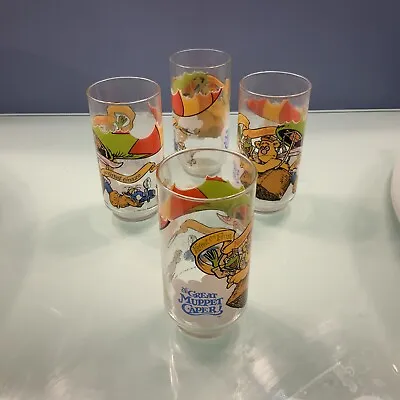 The Great Muppet Caper McDonald's Glasses 1981 (4) Kermit/Fozzie Bear/Great Gonz • $50