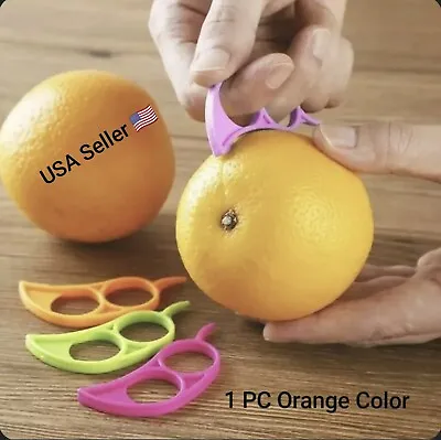 1Pcs Orange Peeler Mini Plastic Creative Lemon Fruit Stripper Easy Opener Citrus • $3.25