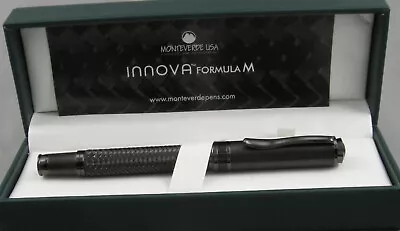 Monteverde Innova Formula M Black Fountain Pen - Extra Fine Nib - New In Box • $59.95