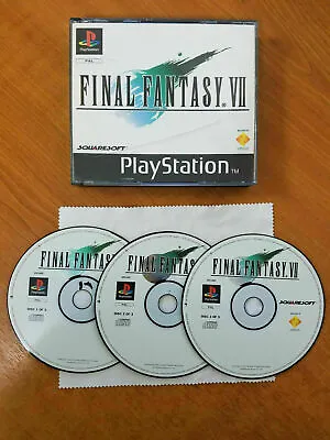 £15.99 • Buy Final Fantasy VII 7 Sony Playstation 1 PS1 PAL No Manual Faulty Disc One