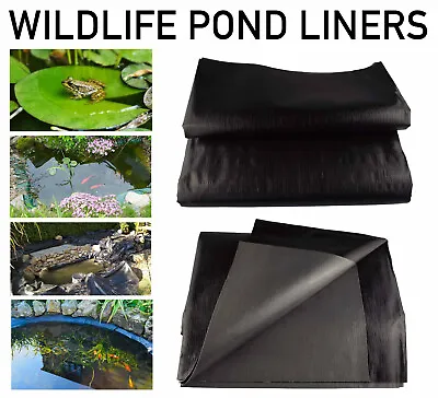 £6.99 • Buy Pond Liner, Garden Wildlife/ Fish Ponds, ALL SIZES, UV Stabilised,Free Warranty