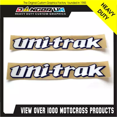 Motocross Retro Clear Swing Arm Graphics Uni-trak Decals Stickers Kawasaki Kx • £15.99