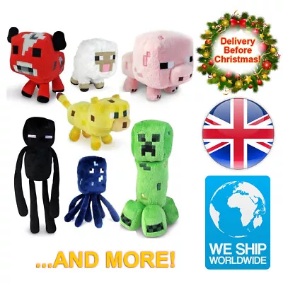 £8.99 • Buy HOT Minecraft Mobs Creatures Soft Toy Plush Plushie Action Figure Chirstmas Gift