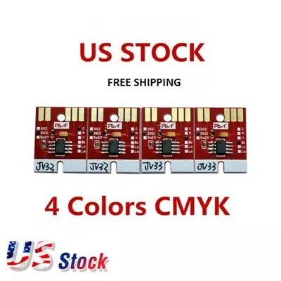 NEW Chip Permanent For Mimaki JV33/JV5 SS21 Cartridge 4 Colors CMYK US Stock  • $57.90