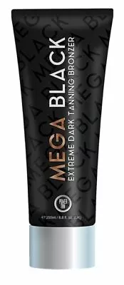 Power Tan Mega Black Extreme Dark Tanning Bronzer 250ml Sun Bed Lotion • £25