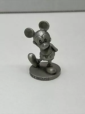 Schmid Fine Pewter Walt Disney  Productions Mickey Mouse Figure U.S.A. Vintage • $14.95