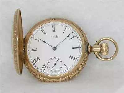 Rare Waltham 6s Solid 14k Multi-color Pocket Watch Serviced & Running! • $1295