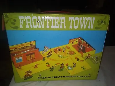 Vintage Idea Toy Co. Frontier Town Complete Western Panorama Toy • $29.99