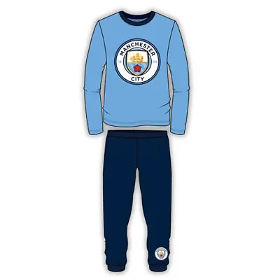  New Boys 100% Cotton  Manchester City Football Pyjama Set  • £7.99