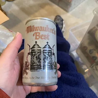 Milwaukee's Best Beer 12 Oz. Empty Pull Tab Beer Can Rare 1970’s First Aluminum • $2.99