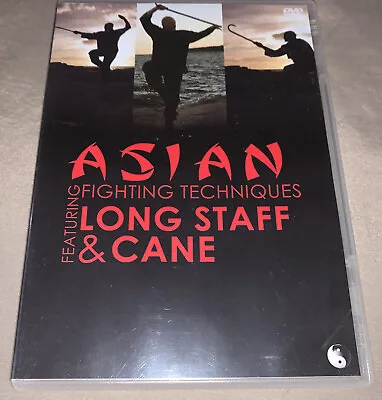 Asian Fighting Techniques - Long Staff & Cane DVD Martial Arts King Fu Instructi • $37.49