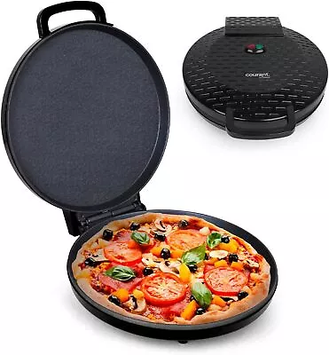 Pizza Machine Non-Stick Plates Electric Countertop Oven 12” Indoor Grill/Griddle • $67.46