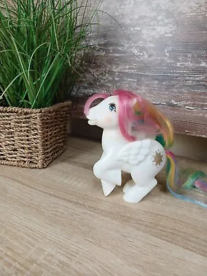 Vintage STARSHINE My Little Pony Rainbow Hair G1 Pegasus MLP 1983 Hong Kong • $25