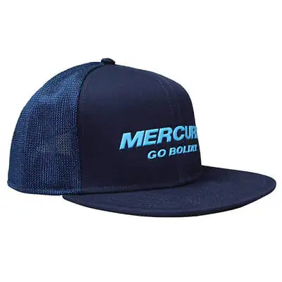 New Authentic Mercury Hat- Emblem/Navy Blue/Navy Blue Mesh • $29.99