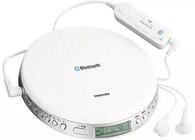 Toshiba Portable CD Player TY-P3 White With Speed Control Bluetooth From Japan • $129.20