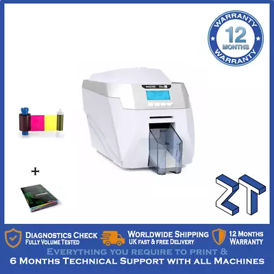 B Grade Magicard Rio Pro Dual-Sided Plastic ID Card Badge Printer & Starter Pack • £967