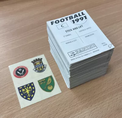 PANINI Football 1991 Stickers Complete Your Album *£8 Min. Order* • £1