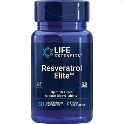 Life Extension Resveratrol Elite 167 Mg 30 Veg Caps • $13.90