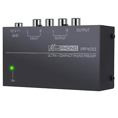 Phono Preamplifier M/M Phono Turntable Preamp Stereo Audio RCA Input & Output • $20.99