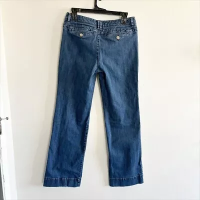 Vintage Elle Jeans Womens Size 6 Wide Leg Wide Cuff Inseam 31  • $12