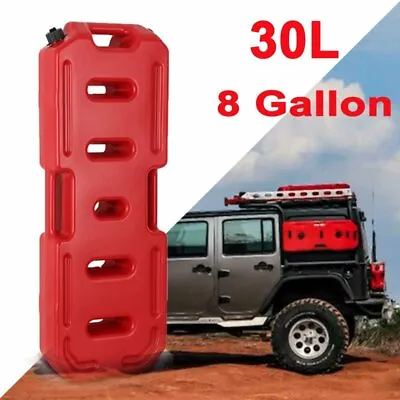Off Road Oil Gas Fuel Can 8 Gallon 30L Fuel Tank Emergency Backup Car Motorcycle • $139.99