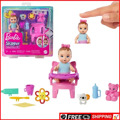 Barbie Skipper Babysitters Inc Baby Small Doll & Accessories First Tooth Playse • $9.42