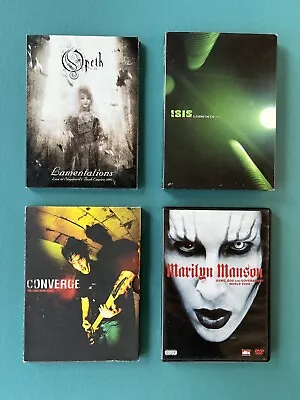 4 Dvd Lot - Marilyn Manson ISIS Converge Opeth - Tour / Live / Video Metal Punk • $19.99