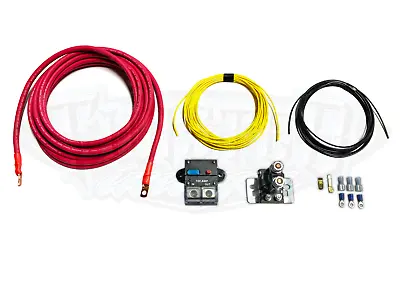 4 Gauge Heavy Duty Wiring Kit For Dual Compressors Viair 444 480 485 Air Zenith • $106