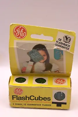 $12 • Buy Vintage 3 Pack Flash Cubes General Electric