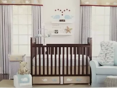 3 Pc Wendy Bellissimo Snug Harbor Nursery Crib Bedding Set NIP • $63.20