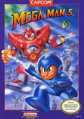 Mega Man V - Megaman 5 - Rare NES Nintendo Game • $126.97