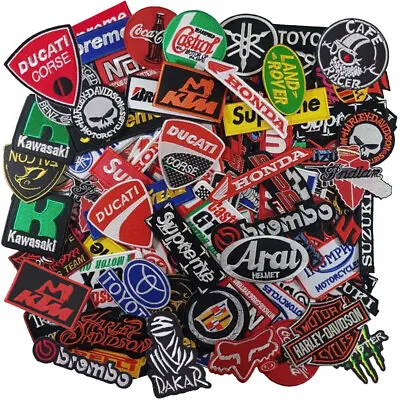 Wholesale Lot Car Motorcycle Racing Auto Motor Sew Iron On Embroidered Patch • $91.99